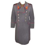 Armée URSS Généraux défilé hiver long manteau