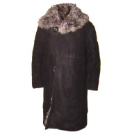 Cappotto inverno russo dell'esercito camoscio generale cuoio US 48