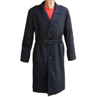 Sowjetischer Marineflotte schwarzer Militäroffizier OVERCOAT