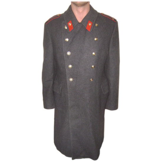 USSR winter woolen Policeman gray Soviet Overcoat