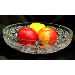 verres à vase en cristal tchèques antiques pour fruits légumes et bonbons