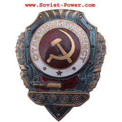 Soviet Army Badge EXCELLENT TANKMAN