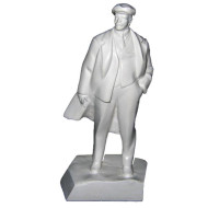 Busto blanco en miniatura del revolucionario comunista soviético Vladimir Ilyich Ulyanov (alias Lenin) #7