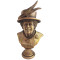 Queen of The United Kingdom Elizabeth II Bronze Bust