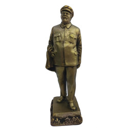 Bronze bust of Soviet revolutionary Vladimir Lenin