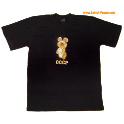 Stickerei T-SHIRT mit OLYMPIC BEAR UDSSR