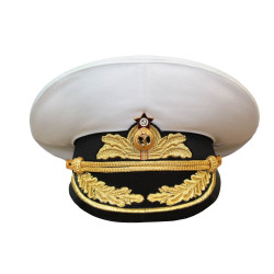 Soviet / Russian ADMIRAL cream parade visor hat