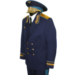 Véritable uniforme soviétique vigueur Air Generals avec chapeau