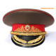 Sombrero del visera del ruso mariscal de campo del ejército soviético