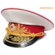 Blanc infanterie Generals soviétique / russe visière chapeau