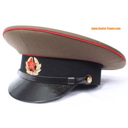 Soldado soviético / ruso sargento militar sombrero visera