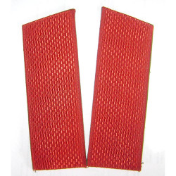 Soviet Army Infantry ensign parade red shoulder boards