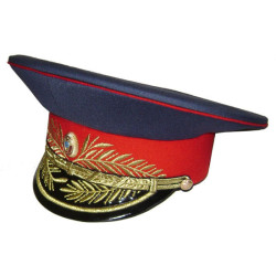 Sombrero de visera general de la policía militar del ejército soviético