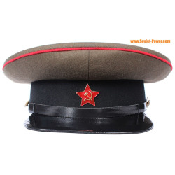 RKKA ARTILLERY VISOR CAP Red Army hat badge