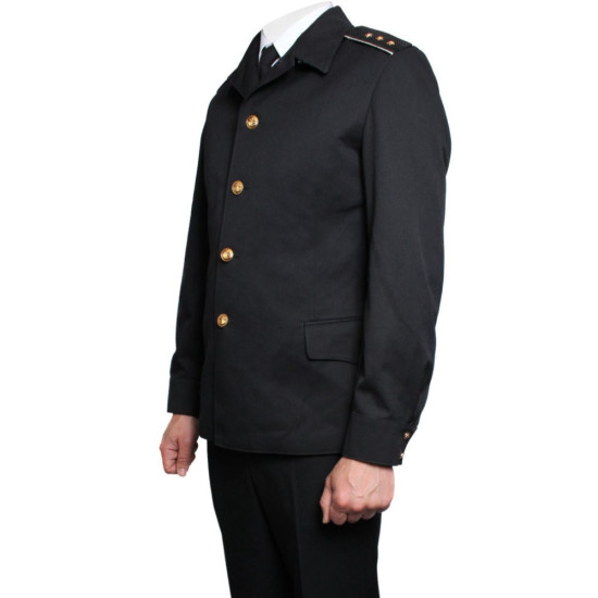 Russische Marine Schwarz Militäruniform des stabsfeldwebel