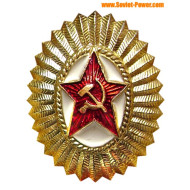 Insigne de chapeau militaire de l'URSS Red Star