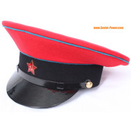 Soviética / Rusia estación de tren Comandante sombrero visera