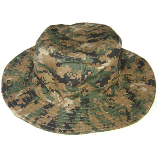 Chapeau de cylindre MARPAT 4 couleurs CAMO marron numérique PANAMA