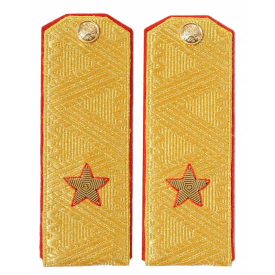 Spalline della camicia della PARATA GENERALE sovietica Spalline dell'esercito