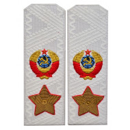 MARSHAL URSS Soviétiques uniformes épaules épaulettes sur une réplique de chemise