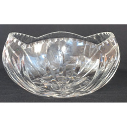 verres à vase en cristal tchèques antiques pour fruits légumes et bonbons