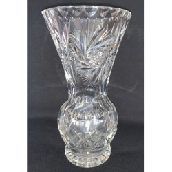 Verres à vase en cristal tchèques antiques eau pour fleurs