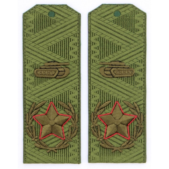  Soviet main MARSHAL of armored forces field uniform shoulder boards 