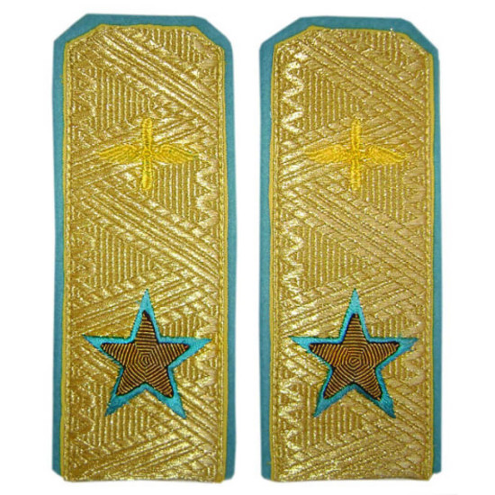 Marshall of Air Force embroidery Soviet shoulder boards