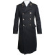 Navy Fleet Soviet woolen long black Overcoat