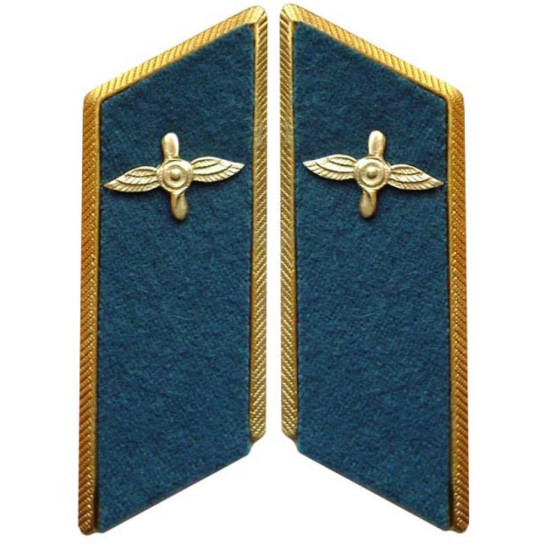 Onglets de col de parade militaire soviétique / armée de l'air russe