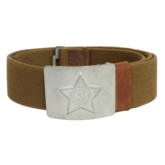 Ceinture de soldat militaire soviétique en argent