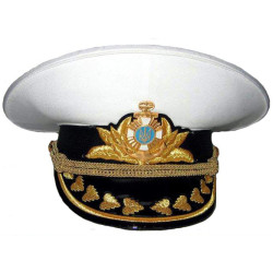 Ukraine Navy Admirals white parade hat