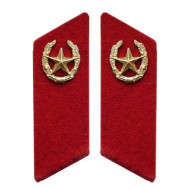 Tropas de la URSS Tropas de infantería pestañas de cuello militar