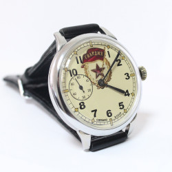 Soviet ZIM mechanical wrist watch with Red Guards emblem