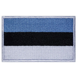 Estonia Flag Embroidered Handmade Country Patch #1