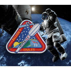 SpaceX US Space Mission Falcon 9 Thales sleeve Sew-on Elon Musk patch