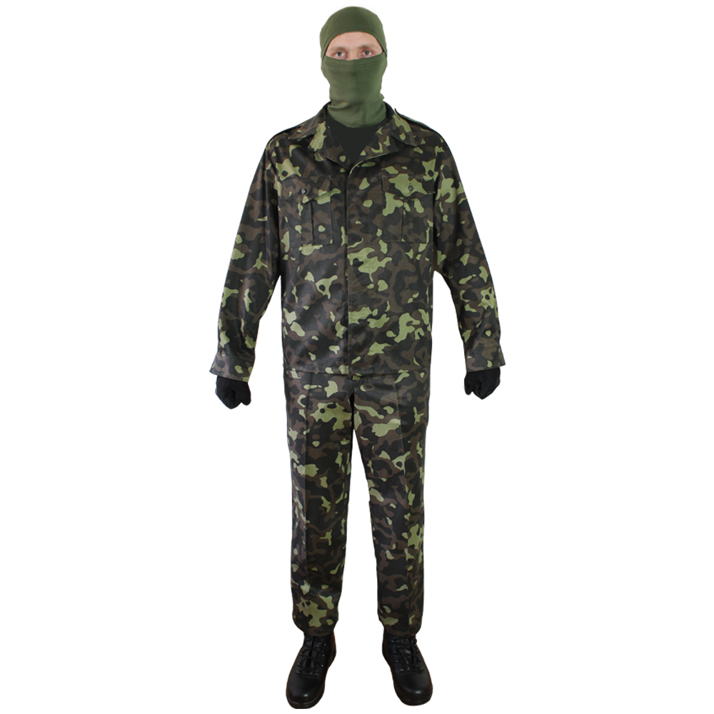 Winter Fishing and Hunting suit Dubok type Warm oak leaf camo uniform