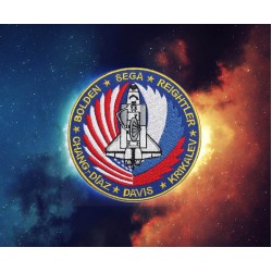 US STS-60 Space Mission Embroidered Sew-on Sleeve Spaceship Patch