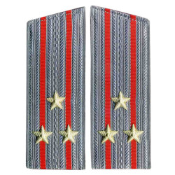 Combined Arms Senior Officers parade overcoats shoulder boards