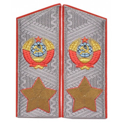 Soviet marshal's USSR overcoat shoulder boards epaulets