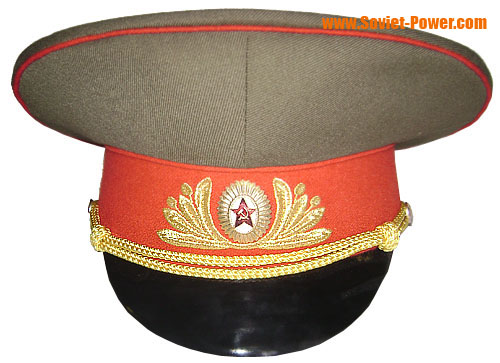 ロシア軍のフィールドの将軍は、ソ連バイザー帽子キャップ