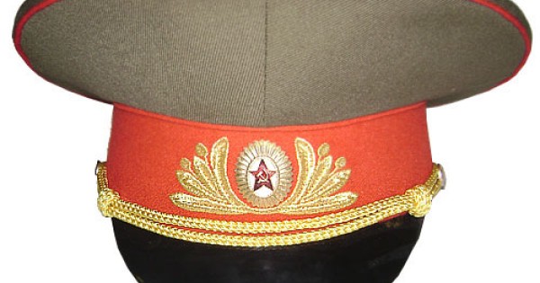 Russian Army field Generals cap Soviet visor hat