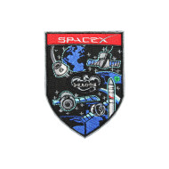 SpaceX Space Dragon Shuttle Elon Musk ISS Nasa parche cosido en la manga