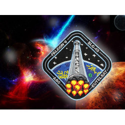 SpaceX Falcon 9 Space NASA Mission Elon Musk ISS SLC-40 sleeve patch