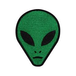 Alien Embroidery Area 51 Sew-on Handmade patch