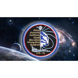 NASA STS-75 Space shuttle Mission Atlantis Embroidered Sew-on patch