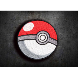 PokeBall Embroidery Pokemon Logo Sew-on Anime Pokemon GO Sleeve Patch