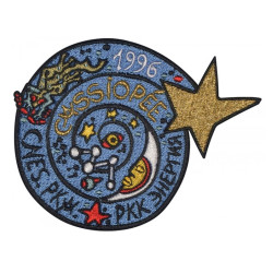 Soyuz TM-24 Space Program Cassiopeia Embroidered patch