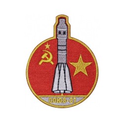 Interkosmos Soviet Space Programme Patch Soyuz-37 #3