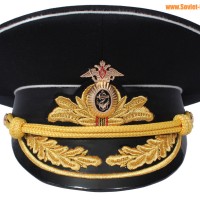 Russian NAVY deals FLEET Admiral parade visor hat Soveit military MARINES Admiral white Visor cap